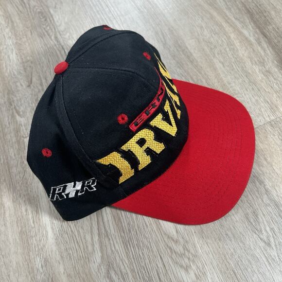 Vintage Ernie‎ Irvan NASCAR Hat Snapback Black Red Racing KC Cap - Picture 8 of 9